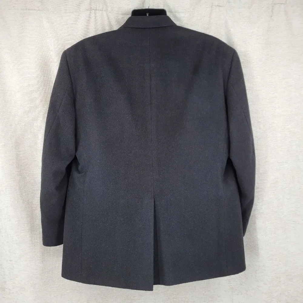 Stafford Camel Hair Classic Black Men's Blazer